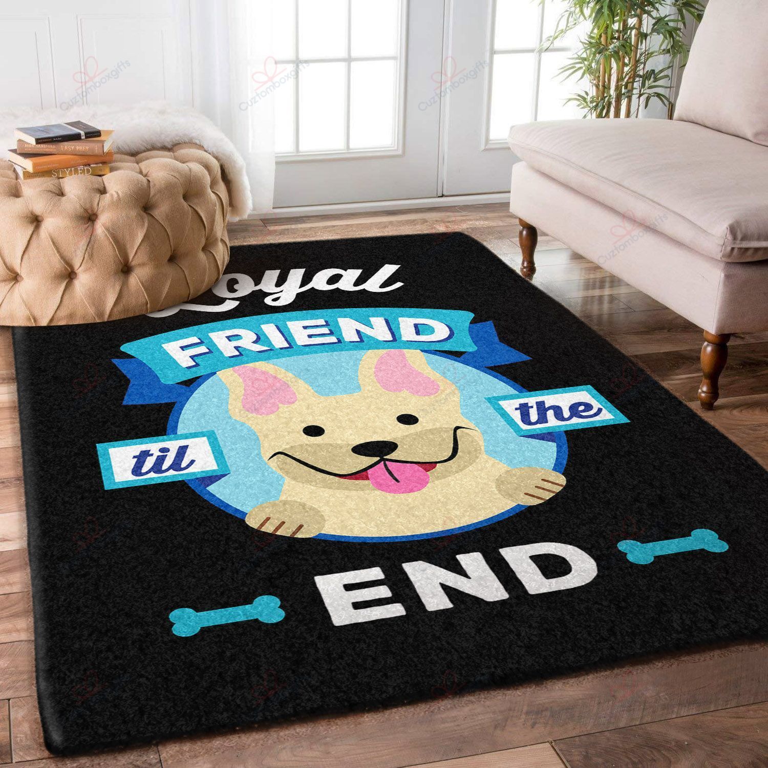 Cute Dog Loyal Friend Til The End Rug Sport Decor Gift Floor Decor Living Room Carpet Rug Area Rug - 9a3ef7a86d8f Cute Dog Loyal Friend Til The End Rug Sport Decor Gift Floor Decor Living Room Carpet Rug Area Rug - 9a3ef7a86d8f