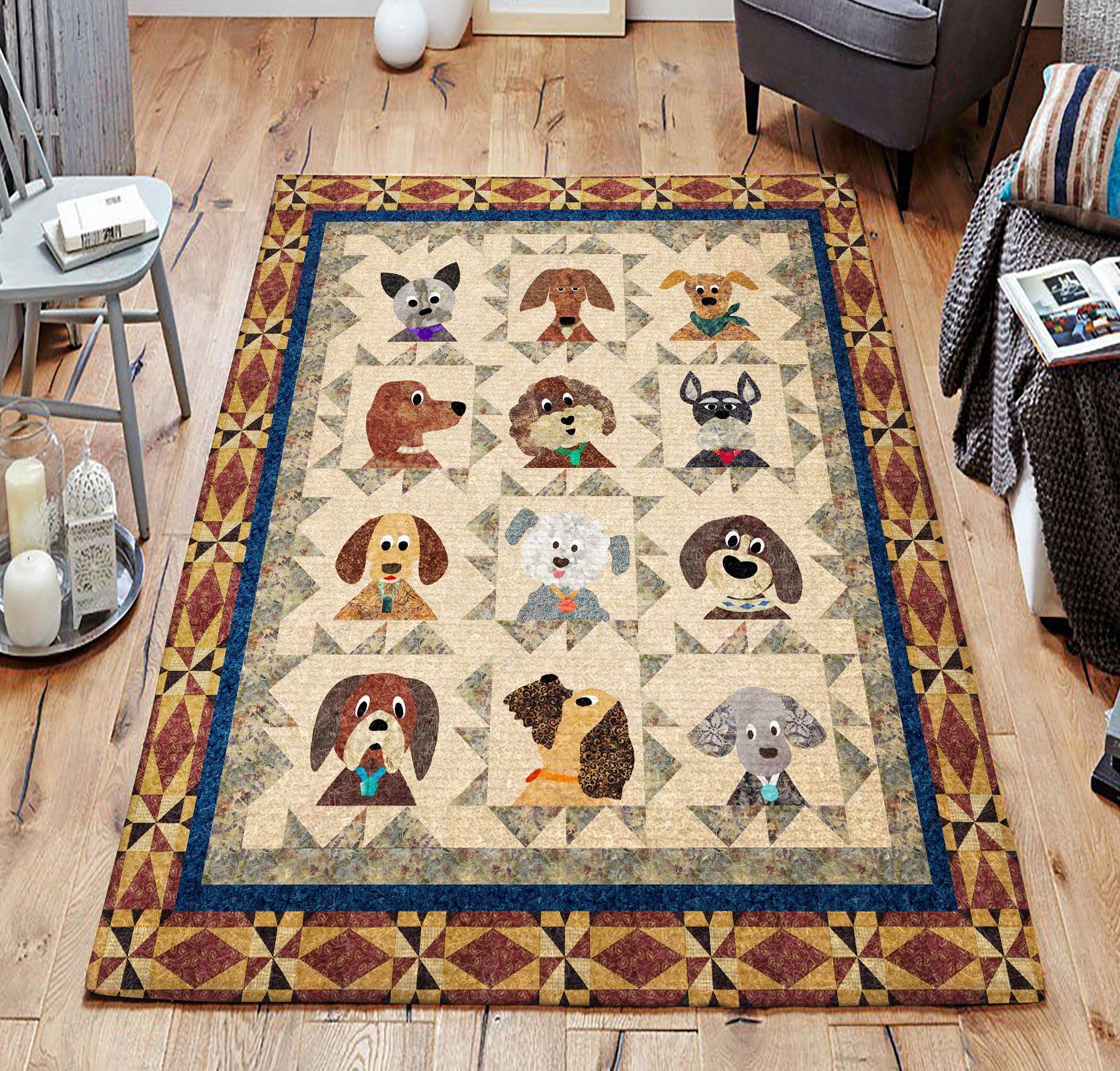Cute Dog Pattern Rug Sport Decor Gift Floor Decor Living Room Carpet Rug Area Rug - 79d57753f819 Cute Dog Pattern Rug Sport Decor Gift Floor Decor Living Room Carpet Rug Area Rug - 79d57753f819