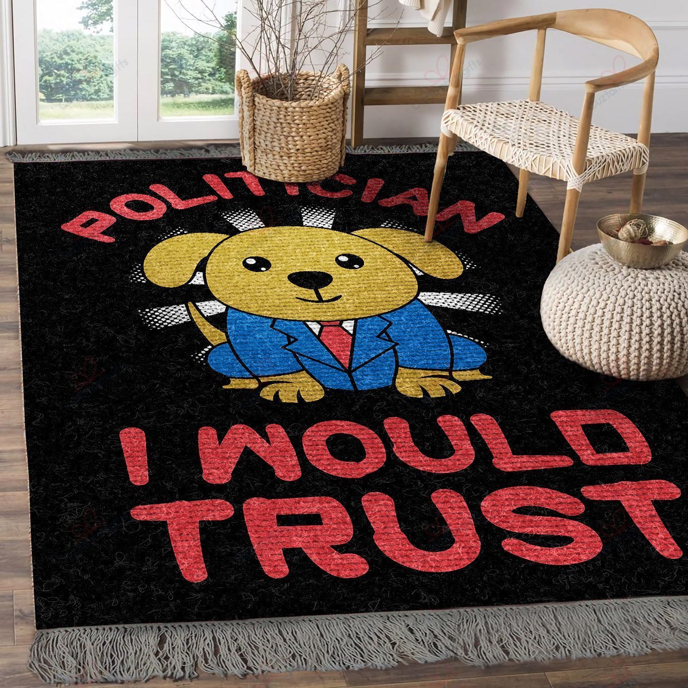 Cute Dog Politician I Would Trust Rug Sport Decor Gift Floor Decor Living Room Carpet Rug Area Rug - 3b52f393871b Cute Dog Politician I Would Trust Rug Sport Decor Gift Floor Decor Living Room Carpet Rug Area Rug - 3b52f393871b