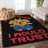 Cute Dog Politician I Would Trust Rug Sport Decor Gift Floor Decor Living Room Carpet Rug Area Rug - 749729b915f3