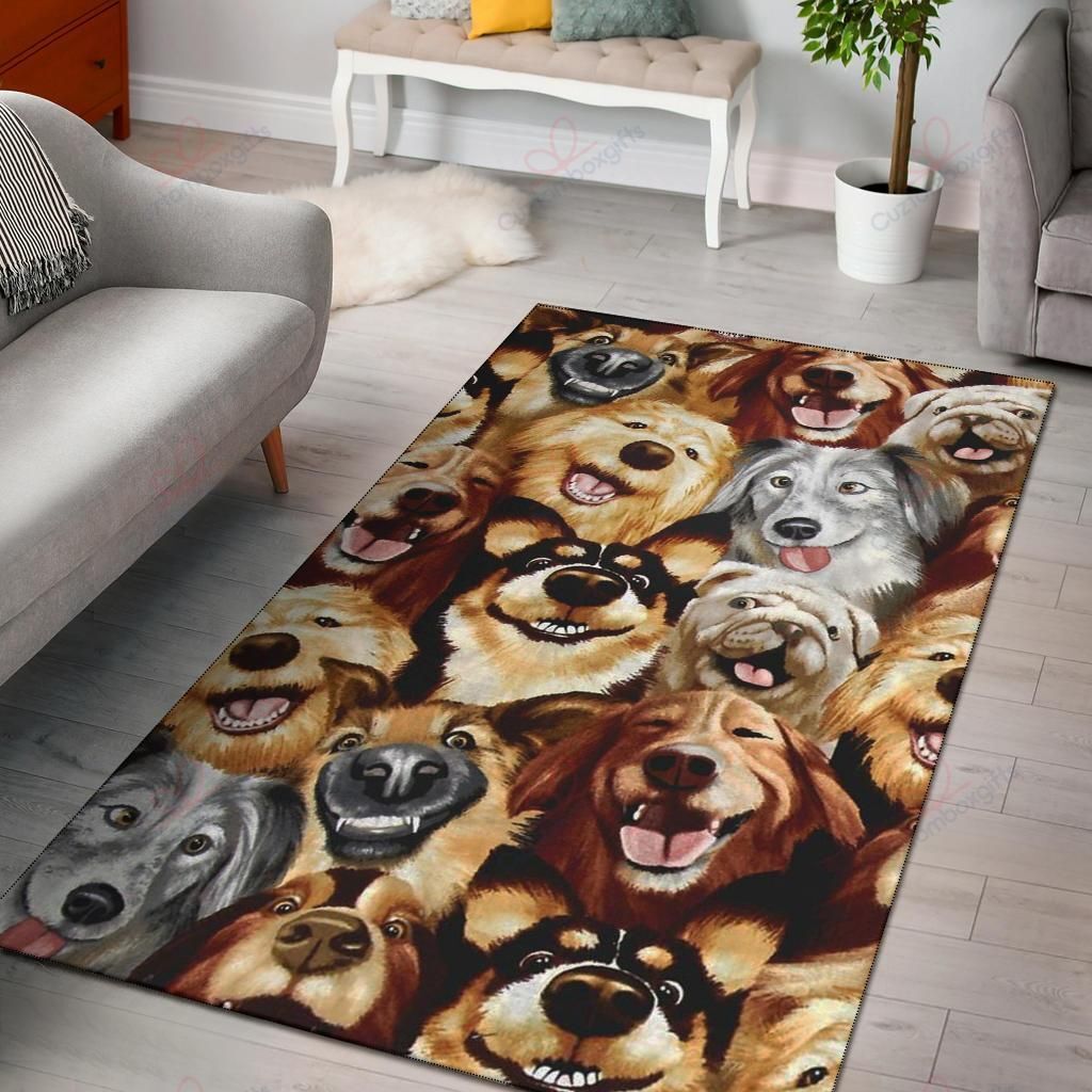 Cute Dogs Collage Rug Sport Decor Gift Floor Decor Living Room Carpet Rug Area Rug - a9eff737d148 Cute Dogs Collage Rug Sport Decor Gift Floor Decor Living Room Carpet Rug Area Rug - a9eff737d148