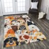 Cute Dogs Rug Sport Decor Gift Floor Decor Living Room Carpet Rug Area Rug - d3c940d24eb7