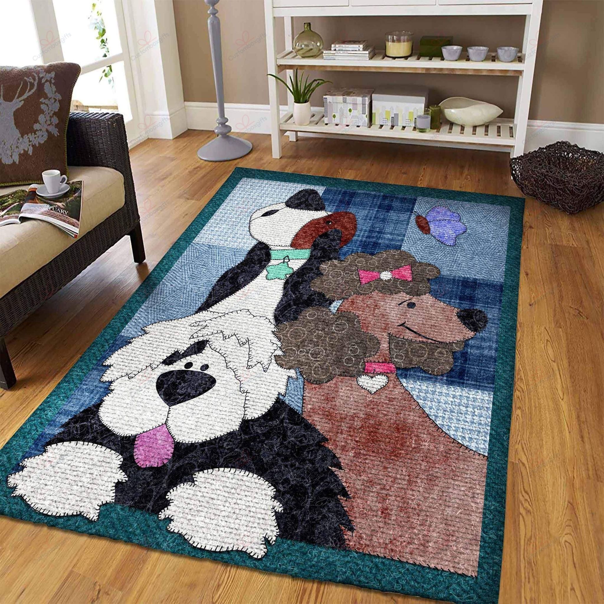Cute Dogs Rug Sport Decor Gift Floor Decor Living Room Carpet Rug Area Rug - fe594809ad5c Cute Dogs Rug Sport Decor Gift Floor Decor Living Room Carpet Rug Area Rug - fe594809ad5c