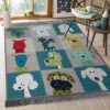 Cute Dogs Rug Sport Decor Gift Floor Decor Living Room Carpet Rug Area Rug - 6d7bd50850db
