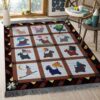 Cute Dogs Rug Sport Decor Gift Floor Decor Living Room Carpet Rug Area Rug - 78e0c7597422