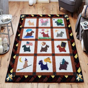 Cute Dogs Rug Sport Decor Gift Floor Decor Living Room Carpet Rug Area Rug - 6071f9f8d582