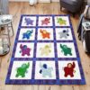 Cute Elephant Rug Sport Decor Gift Floor Decor Living Room Carpet Rug Area Rug - 7a4bd5a2969d