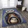 Cute Family Owl Rug Sport Decor Gift Floor Decor Living Room Carpet Rug Area Rug - 271b9554d6ec