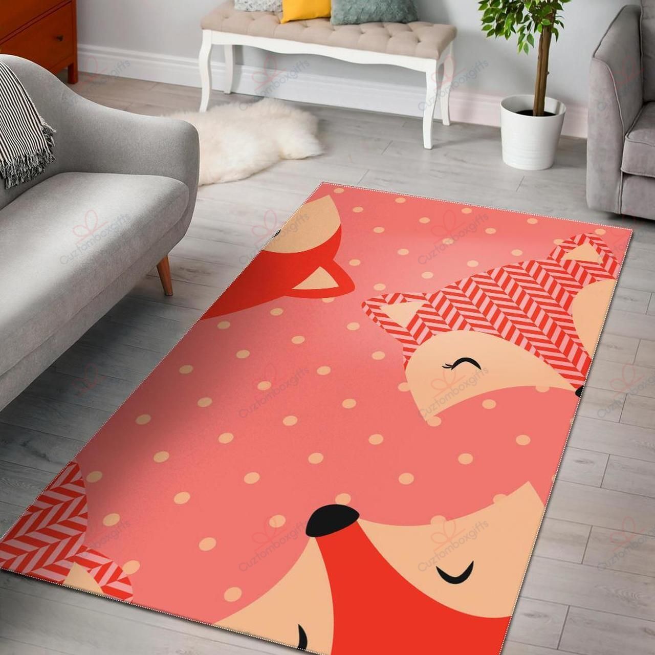 Cute Fox Rug Sport Decor Gift Floor Decor Living Room Carpet Rug Area Rug - 6ea3ec3d360d Cute Fox Rug Sport Decor Gift Floor Decor Living Room Carpet Rug Area Rug - 6ea3ec3d360d
