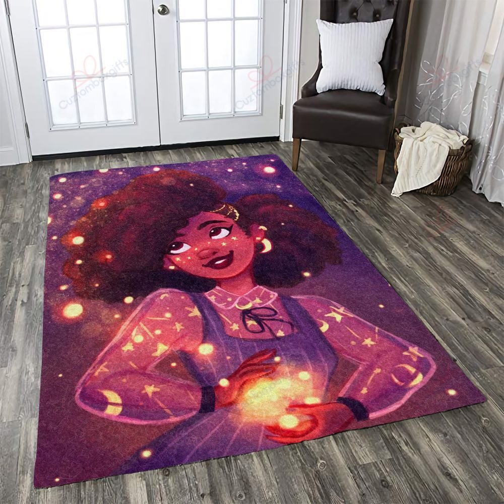 Cute Galaxy Black Girl Rug Sport Decor Gift Floor Decor Living Room Carpet Rug Area Rug - 84fbe6c98d49 Cute Galaxy Black Girl Rug Sport Decor Gift Floor Decor Living Room Carpet Rug Area Rug - 84fbe6c98d49