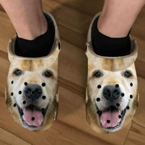 Cute Golden Retriever Crocs Clog Classic Clogs Shoes