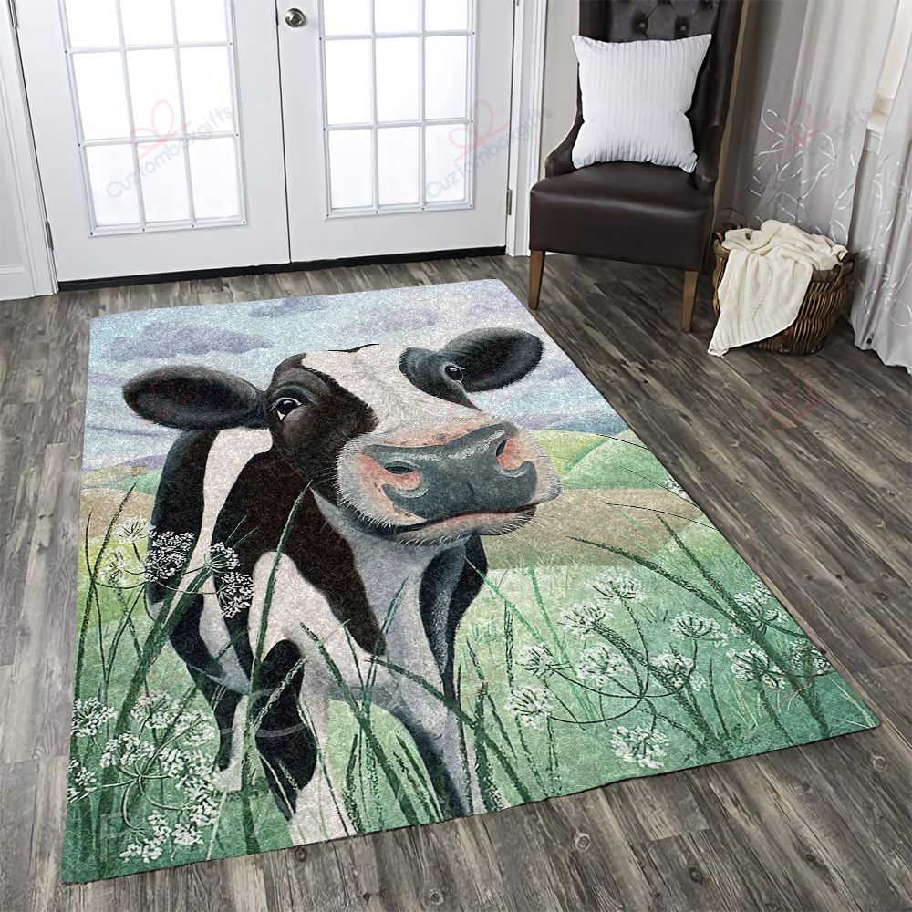 Cute Heifer Art Rug Sport Decor Gift Floor Decor Living Room Carpet Rug Area Rug - e1975c789453 Cute Heifer Art Rug Sport Decor Gift Floor Decor Living Room Carpet Rug Area Rug - e1975c789453