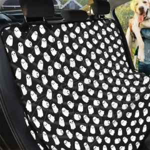 Cute Little Ghost Pattern Car Back Seat Cover Dog Car Seat Covers - 2f93998cae01