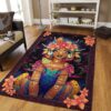 Cute Little Tribal Black Girl Rug Sport Decor Gift Floor Decor Living Room Carpet Rug Area Rug - 0d4ccd674df1