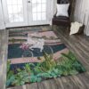 Cute Llama Rug Sport Decor Gift Floor Decor Living Room Carpet Rug Area Rug - a9c746289230