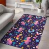 Cute Night Star Unicorn Pattern Rug Sport Decor Gift Floor Decor Living Room Carpet Rug Area Rug - beec95568729