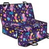 Cute Night Star Unicorn Pattern Print Pet Car Back Seat Cover - 6e095846ecf2