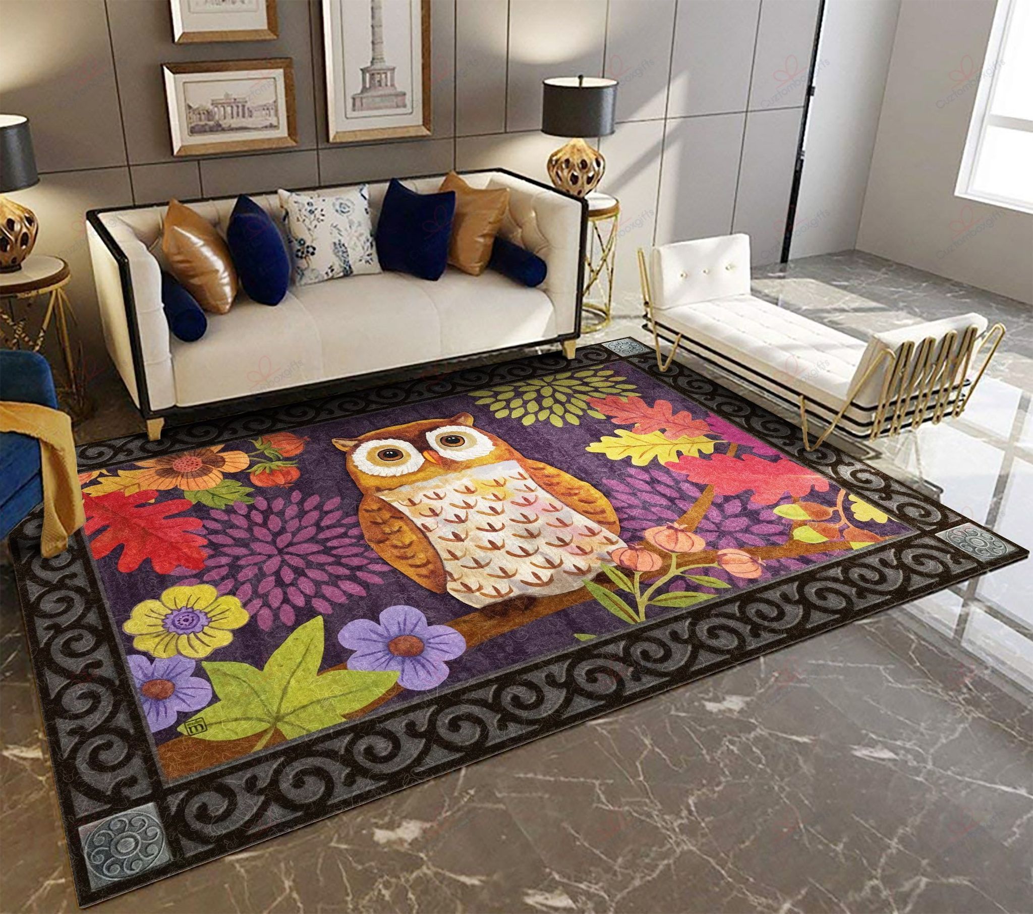 Cute Owl And Flowers Rug Sport Decor Gift Floor Decor Living Room Carpet Rug Area Rug - 4706fdb22faa Cute Owl And Flowers Rug Sport Decor Gift Floor Decor Living Room Carpet Rug Area Rug - 4706fdb22faa