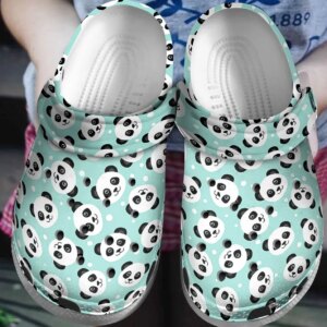 Cute Panda 3D Personalized Clog Custom Crocs Comfortablefashion Style Comfortable For Women Men Kid Print 3D Love