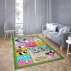 Cute Panda Rug Sport Decor Gift Floor Decor Living Room Carpet Rug Area Rug - 7b7a79c1ebd9