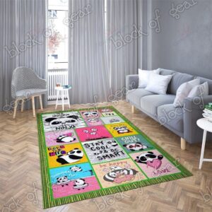 Cute Panda Rug Sport Decor Gift Floor Decor Living Room Carpet Rug Area Rug - 7b7a79c1ebd9