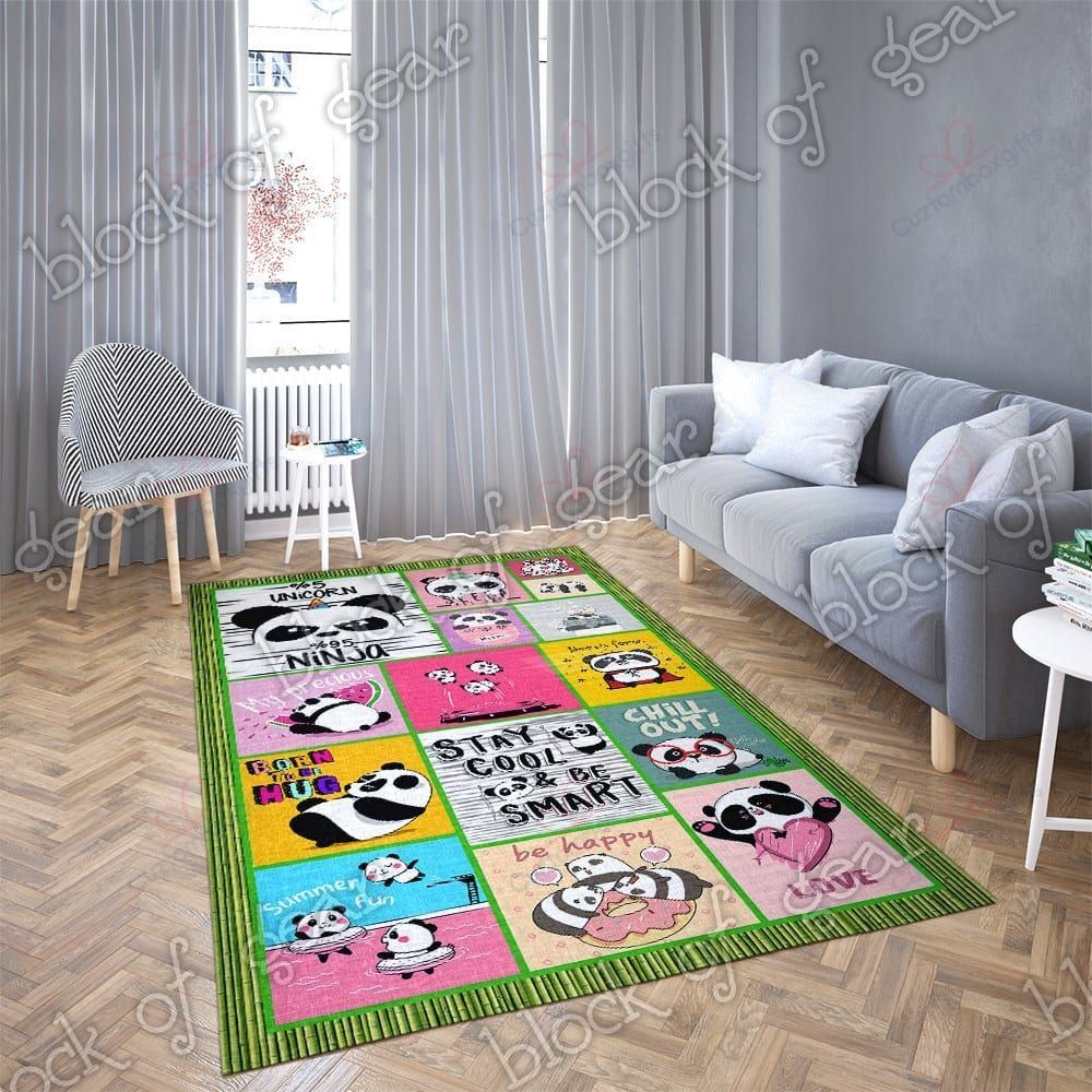 Cute Panda Rug Sport Decor Gift Floor Decor Living Room Carpet Rug Area Rug - 7b7a79c1ebd9 Cute Panda Rug Sport Decor Gift Floor Decor Living Room Carpet Rug Area Rug - 7b7a79c1ebd9