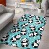 Cute Panda Rug Sport Decor Gift Floor Decor Living Room Carpet Rug Area Rug - 48461b788e5c