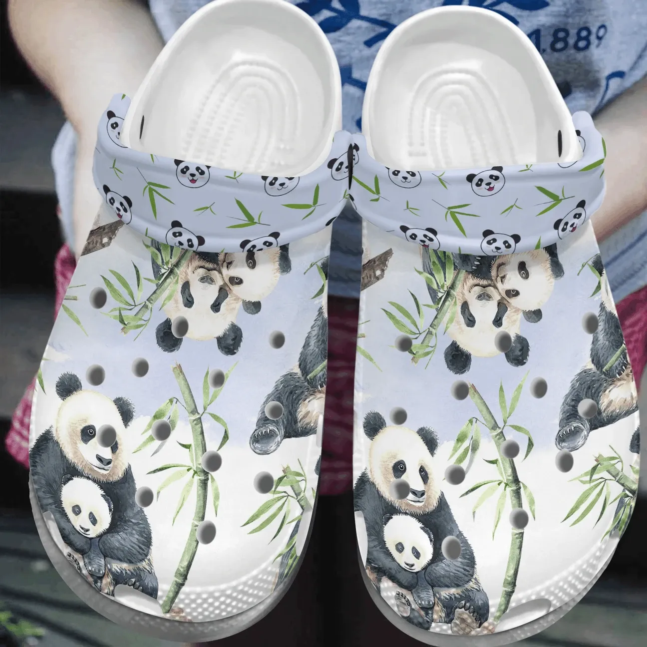Cute Pandas Personalized Clog Custom Crocs Comfortablefashion Style Comfortable For Women Men Kid Print 3D Cute Pandas Personalized Clog Custom Crocs Comfortablefashion Style Comfortable For Women Men Kid Print 3D