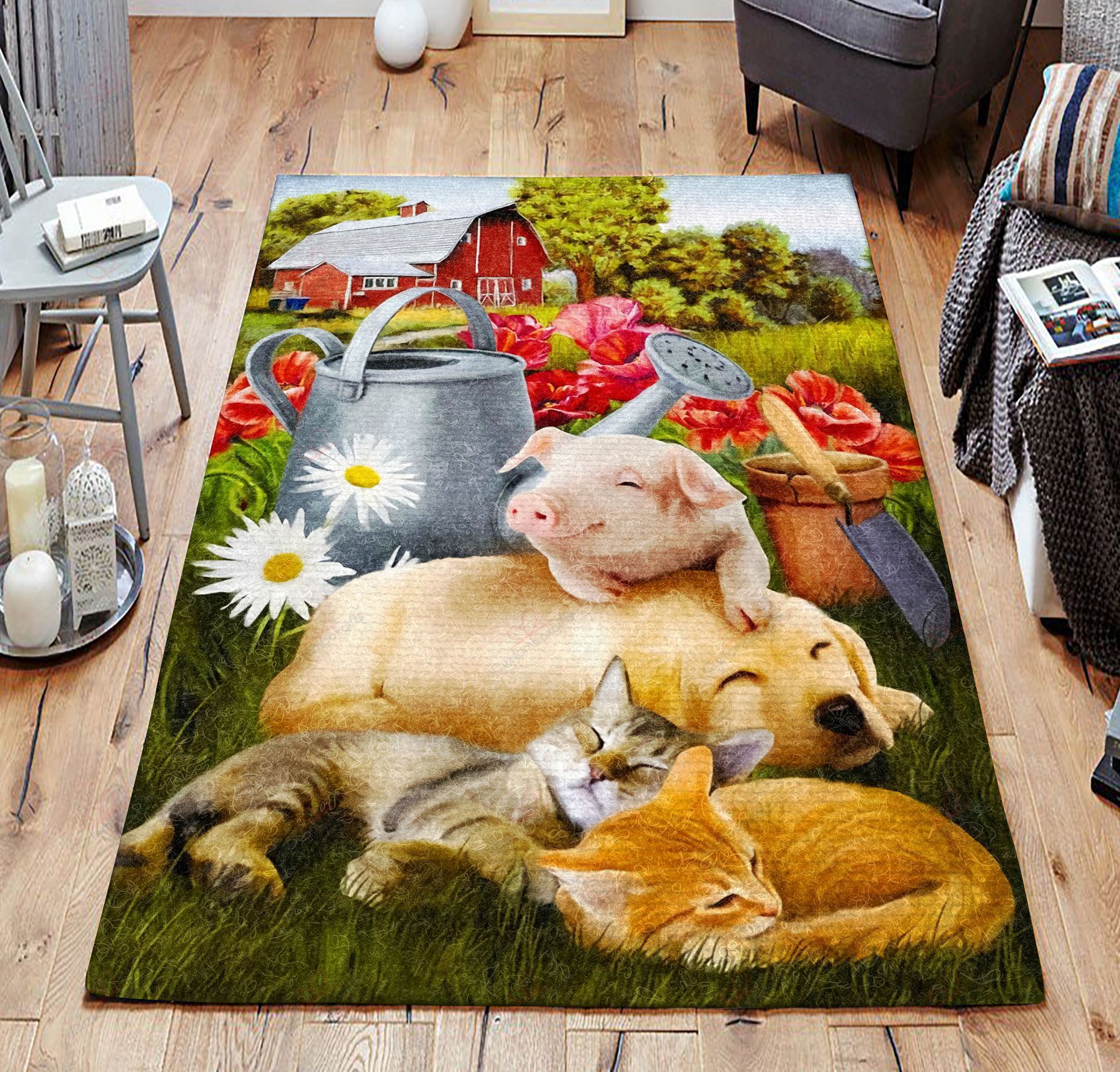 Cute Pet At Farm Rug Sport Decor Gift Floor Decor Living Room Carpet Rug Area Rug - 88b3c868cda2 Cute Pet At Farm Rug Sport Decor Gift Floor Decor Living Room Carpet Rug Area Rug - 88b3c868cda2