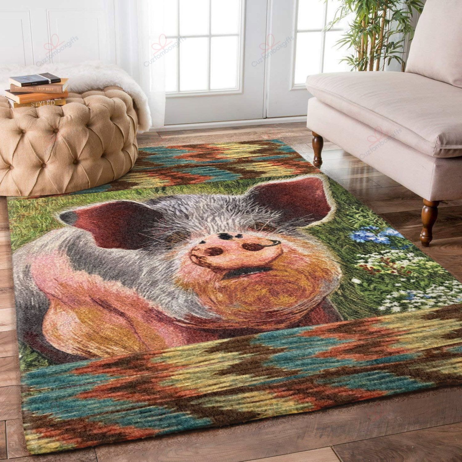 Cute Pig Rug Sport Decor Gift Floor Decor Living Room Carpet Rug Area Rug - 55df32eb06e2 Cute Pig Rug Sport Decor Gift Floor Decor Living Room Carpet Rug Area Rug - 55df32eb06e2