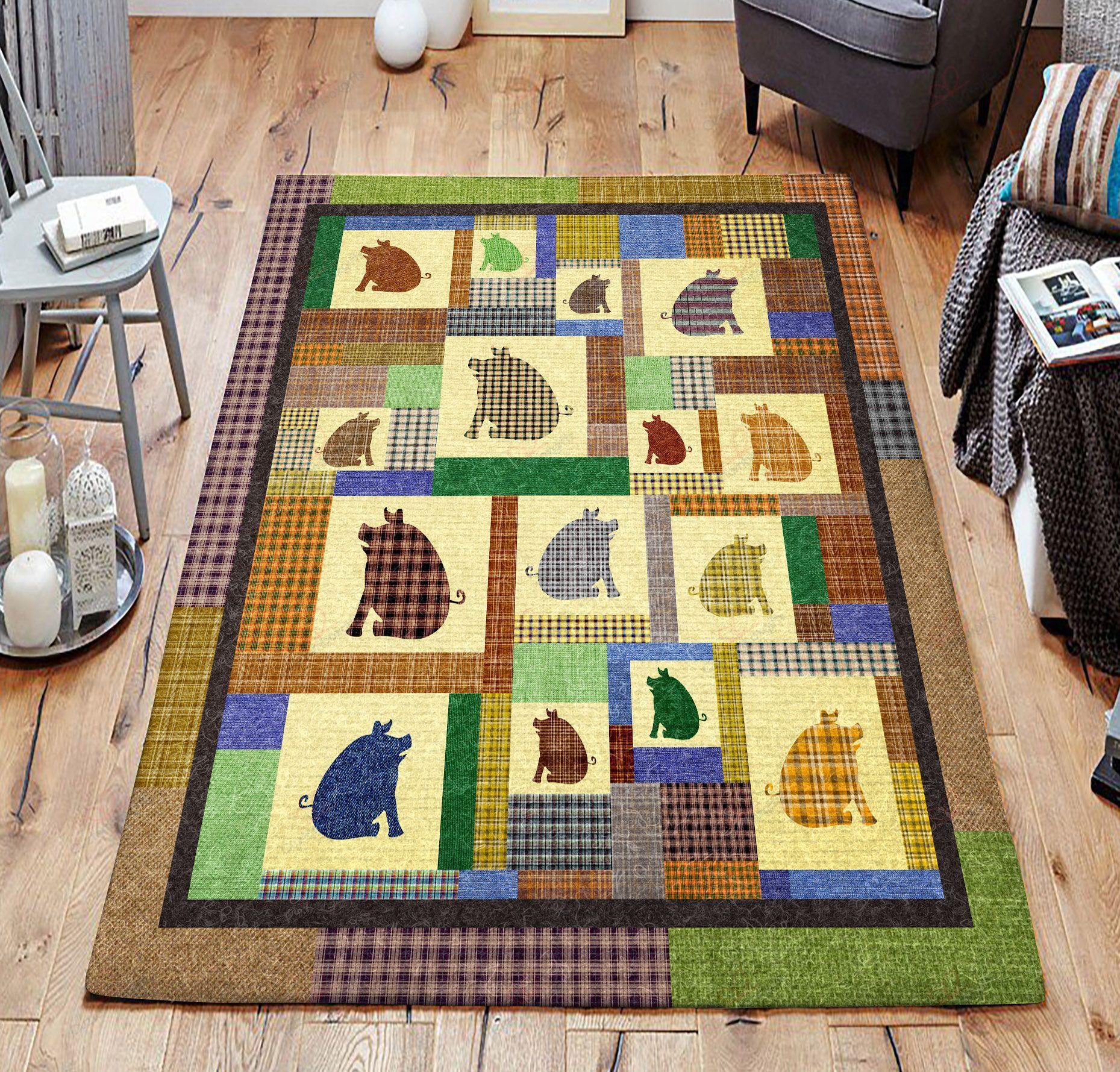 Cute Pig Rug Sport Decor Gift Floor Decor Living Room Carpet Rug Area Rug - e18e28ec7e4d Cute Pig Rug Sport Decor Gift Floor Decor Living Room Carpet Rug Area Rug - e18e28ec7e4d