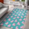 Cute Pink Alpaca Pattern Rug Sport Decor Gift Floor Decor Living Room Carpet Rug Area Rug - 0c703e903bfe