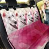 Cute Pink Bull Terrier Design Car Back Seat Cover Dog Car Seat Covers - cfbb0fc4cf81