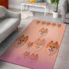 Cute Pomeranian Rug Sport Decor Gift Floor Decor Living Room Carpet Rug Area Rug - a206a82c1183