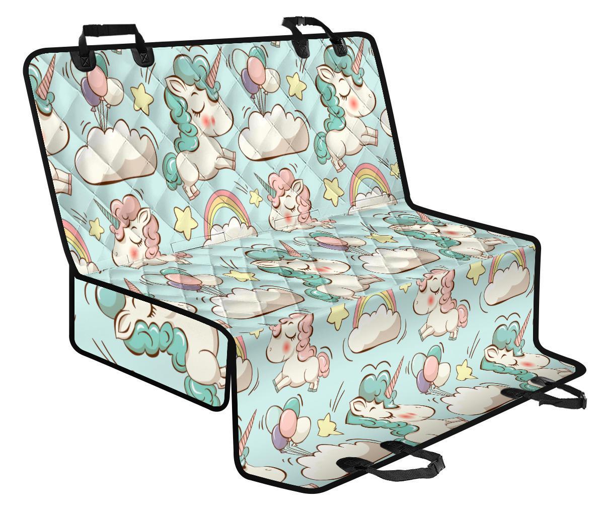 Cute Rainbow Unicorn Pattern Print Pet Car Back Seat Cover - 86b33e3addb0 Cute Rainbow Unicorn Pattern Print Pet Car Back Seat Cover - 86b33e3addb0