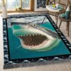Cute Shark Rug Sport Decor Gift Floor Decor Living Room Carpet Rug Area Rug - b1192bf93831
