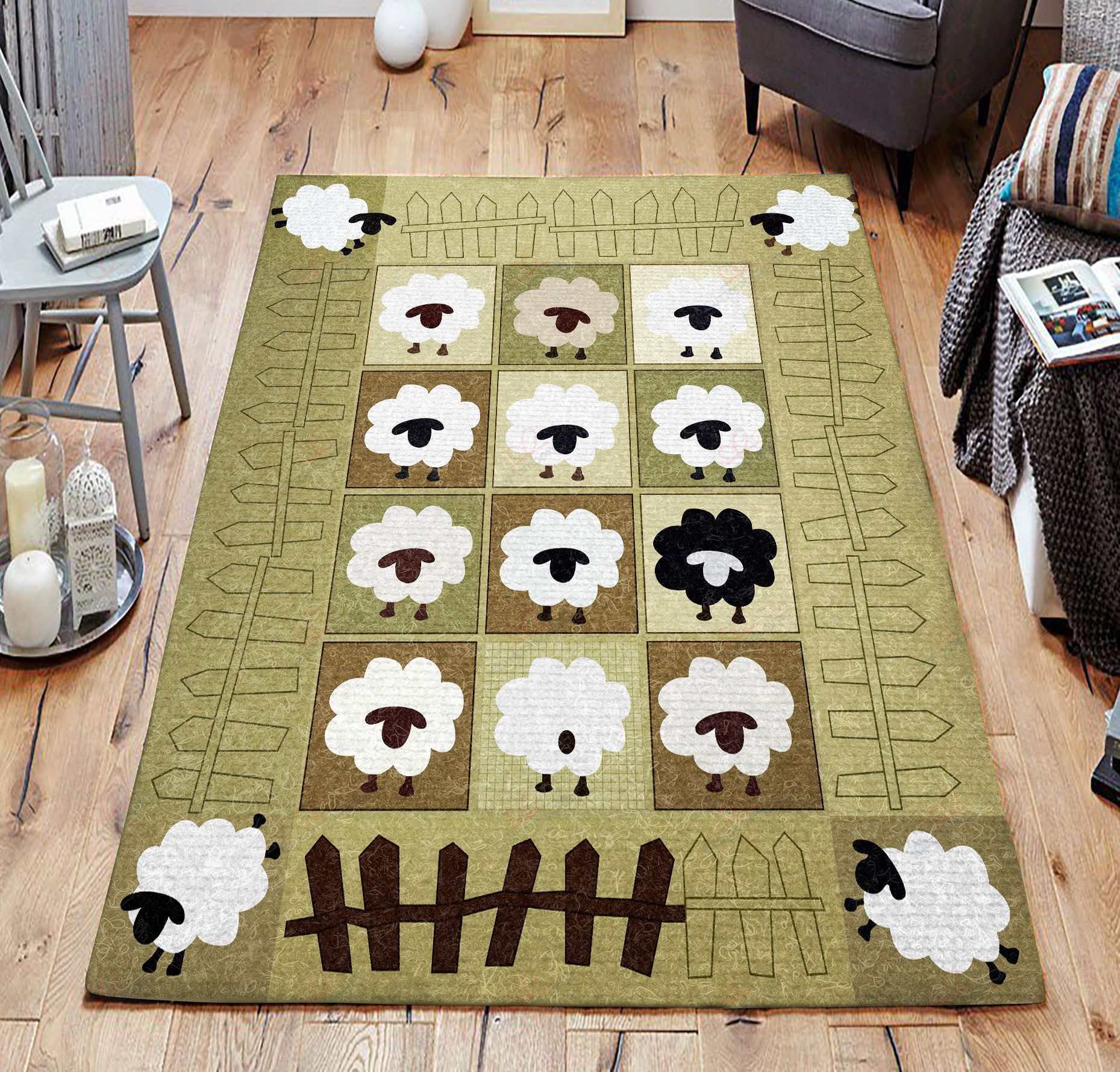 Cute Sheep Rug Sport Decor Gift Floor Decor Living Room Carpet Rug Area Rug - 86e013874268 Cute Sheep Rug Sport Decor Gift Floor Decor Living Room Carpet Rug Area Rug - 86e013874268