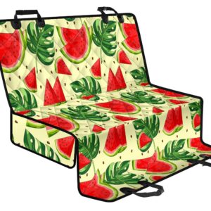 Cute Tropical Watermelon Pattern Print Pet Car Back Seat Cover - c56006d08dcf