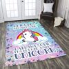 Cute Unicorn Are Awesome Rug Sport Decor Gift Floor Decor Living Room Carpet Rug Area Rug - d80bb1f2f9bf