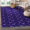 Cute Vilolet Dachshund Dogs Rug Sport Decor Gift Floor Decor Living Room Carpet Rug Area Rug - 23fabaaa5a4d