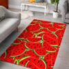 Cute Watermelon Pieces Pattern Rug Sport Decor Gift Floor Decor Living Room Carpet Rug Area Rug - 952f3b14e05e