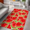 Cute Watermelon Slices Pattern Rug Sport Decor Gift Floor Decor Living Room Carpet Rug Area Rug - 1511b5de6566