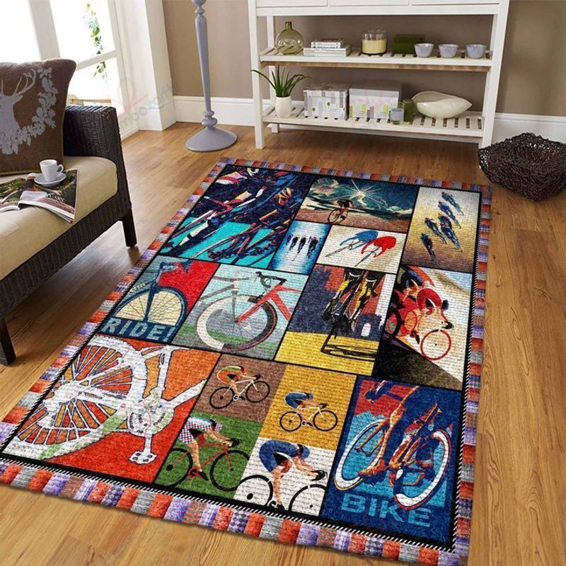 Cycling Bike Rug Sport Decor Gift Floor Decor Living Room Carpet Rug Area Rug - 12329ff3291f Cycling Bike Rug Sport Decor Gift Floor Decor Living Room Carpet Rug Area Rug - 12329ff3291f