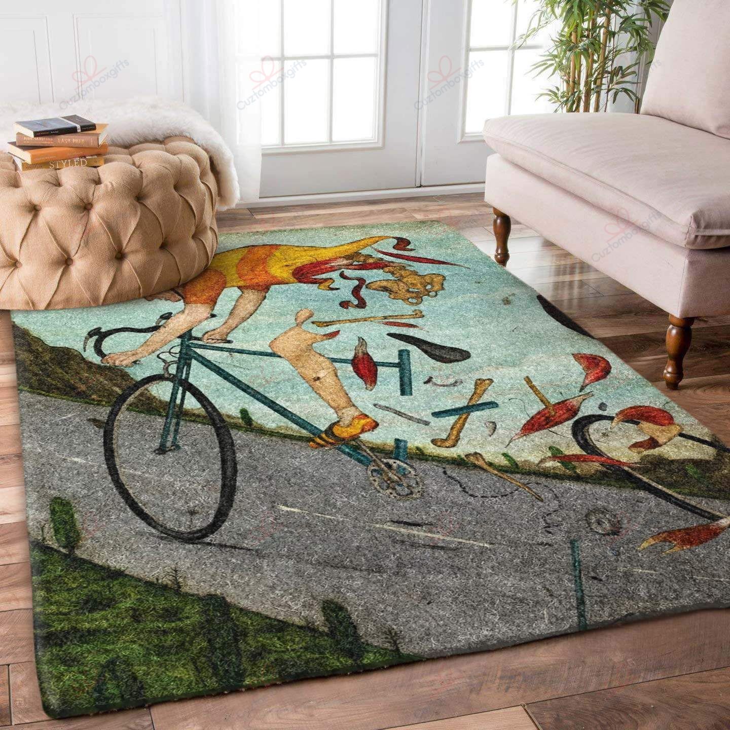 Cycling Break Rug Sport Decor Gift Floor Decor Living Room Carpet Rug Area Rug - 556293d8db03 Cycling Break Rug Sport Decor Gift Floor Decor Living Room Carpet Rug Area Rug - 556293d8db03