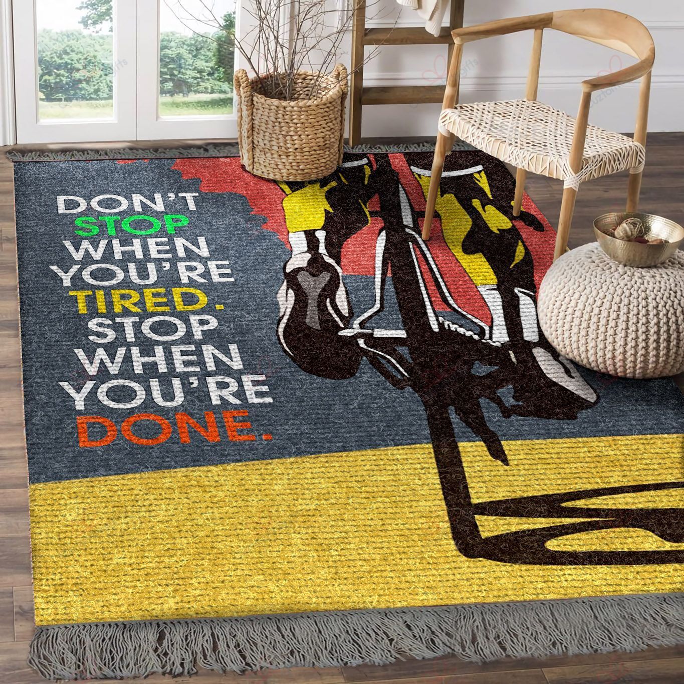 Cycling Dont Stop Rug Sport Decor Gift Floor Decor Living Room Carpet Rug Area Rug - e61a681a2f62 Cycling Dont Stop Rug Sport Decor Gift Floor Decor Living Room Carpet Rug Area Rug - e61a681a2f62