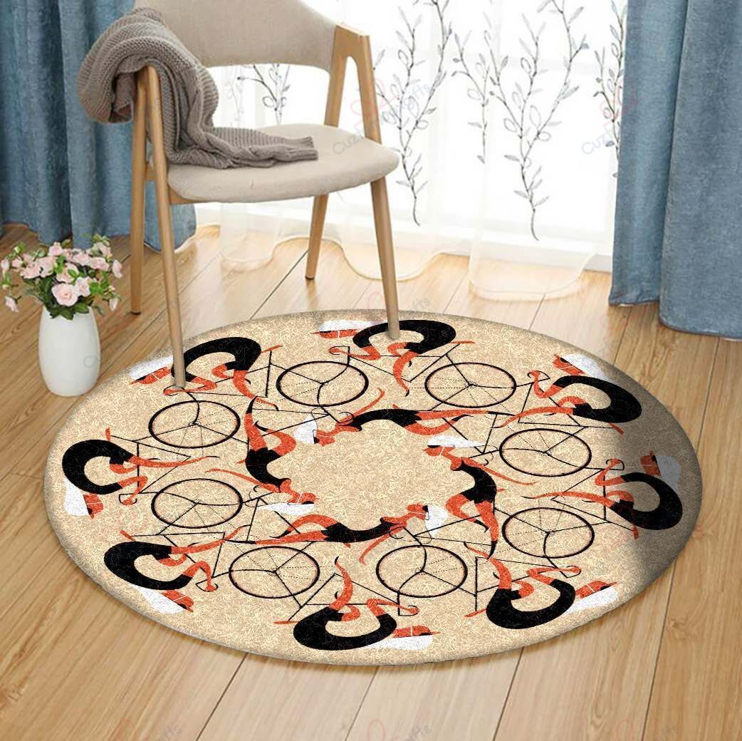 Cycling Round Carpet Floor Rug Living Room Bedroom Decor Round Area Rug Carpet Cycling Round Carpet Floor Rug Living Room Bedroom Decor Round Area Rug Carpet