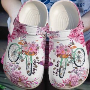 Cycling Personalized Clog Custom Crocs Comfortablefashion Style Comfortable For Women Men Kid Print 3D Cycling Season