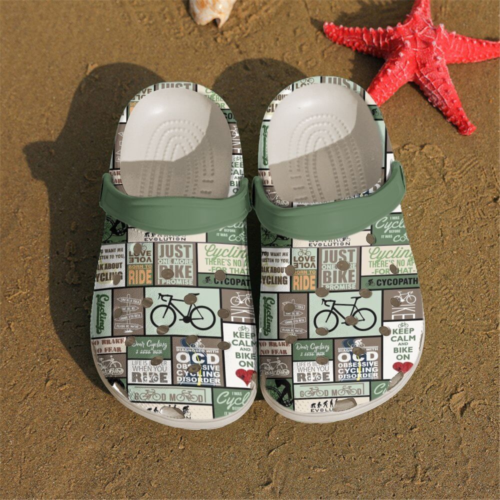 Cycling Personalized Clog Custom Crocs Comfortablefashion Style Comfortable For Women Men Kid Print 3D Just Cycling Cycling Personalized Clog Custom Crocs Comfortablefashion Style Comfortable For Women Men Kid Print 3D Just Cycling