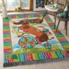 Dachshund And Bike Rug Sport Decor Gift Floor Decor Living Room Carpet Rug Area Rug - c084ee9a52a0