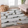 Dachshund And Music Rug Sport Decor Gift Floor Decor Living Room Carpet Rug Area Rug - d980bdcb590d